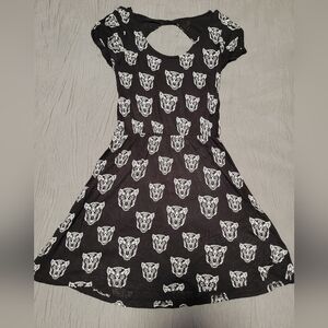 Divided Women's Black Panther Print Dress